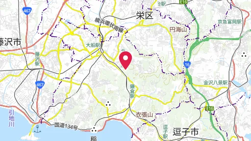 円覚寺の位置