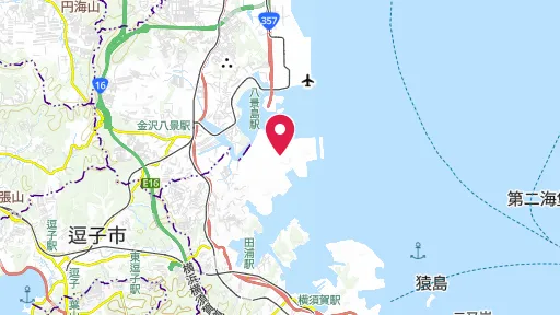 夏島貝塚の位置