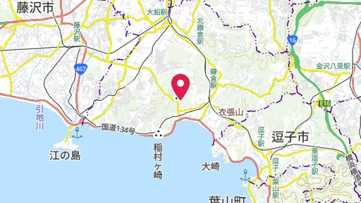 高徳院の位置