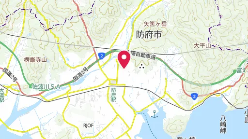 防府天満宮の位置