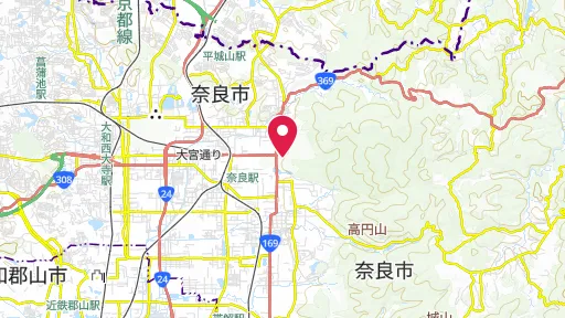 奈良国立博物館の位置