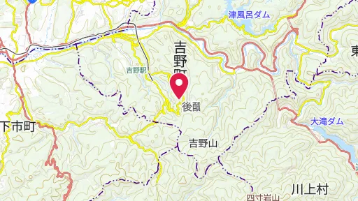 後醍醐天皇陵の位置