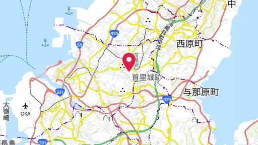首里城の位置