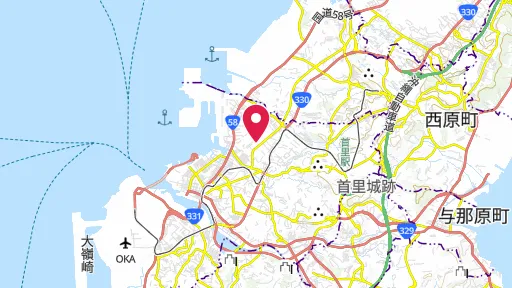 沖縄県立博物館・美術館の位置