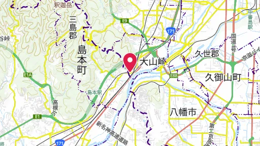 大山崎離宮八幡宮の位置