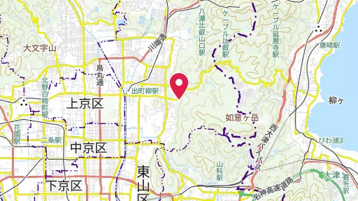 慈照寺の位置