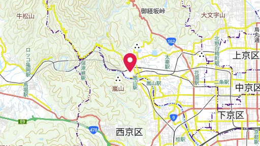 天龍寺の位置