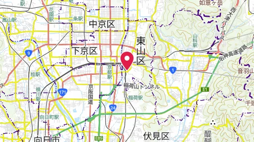 万寿寺の位置