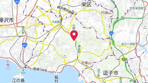 浄智寺の位置