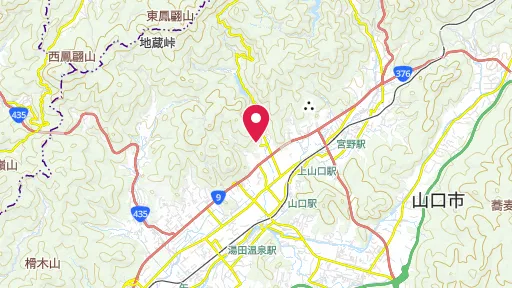 瑠璃光寺の位置