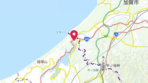 吉崎御坊の位置
