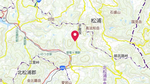 福井洞穴の位置