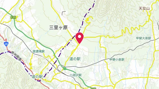棒道の位置