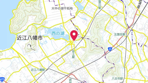 安土セミナリオの位置