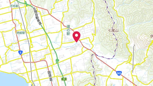 姉川の戦いの位置
