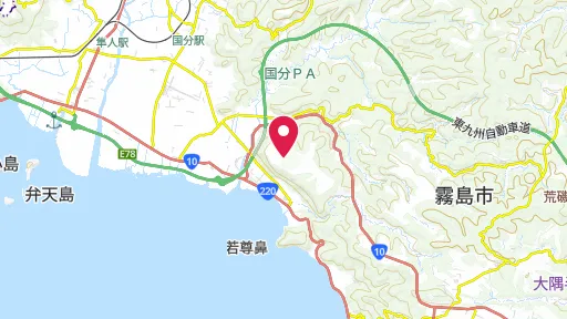 上野原遺跡の位置