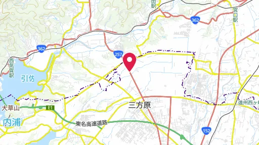 三方ヶ原の戦いの位置