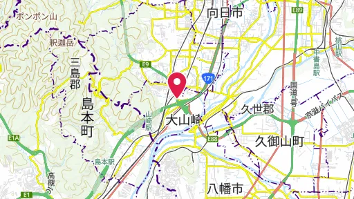 山崎の戦いの位置