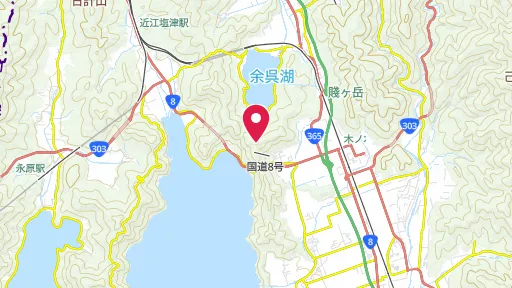 賤ヶ岳の戦いの位置