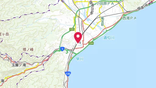 小田原城の位置