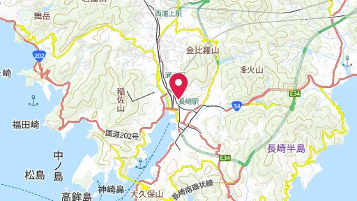 26聖人殉教記念碑の位置