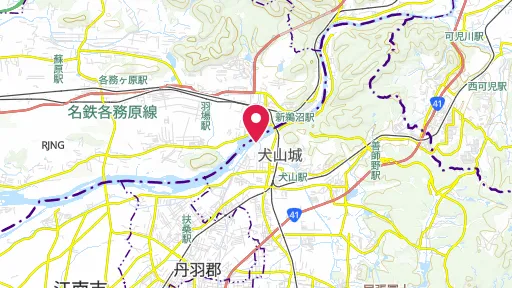 犬山城の位置
