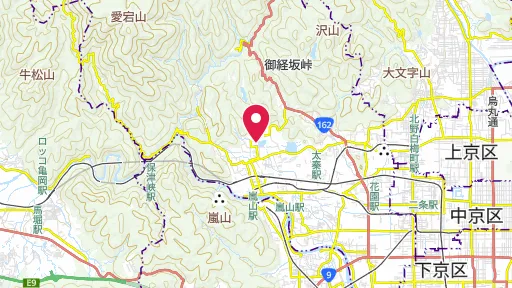 大覚寺の位置
