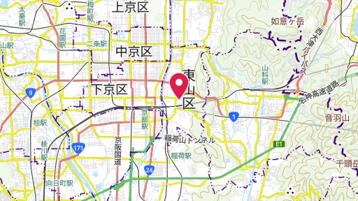 智積院の位置