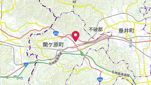 関ヶ原古戦場記念館の位置
