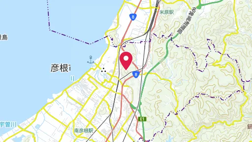 佐和山城の位置