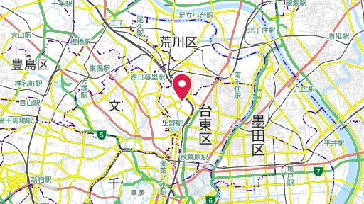 寛永寺の位置