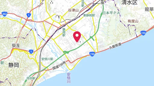登呂遺跡の位置