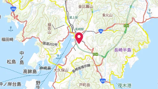 唐人屋敷の位置