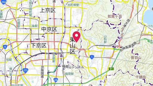 清水寺の位置