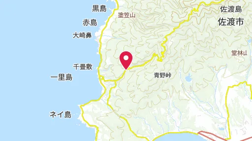 佐渡金山の位置