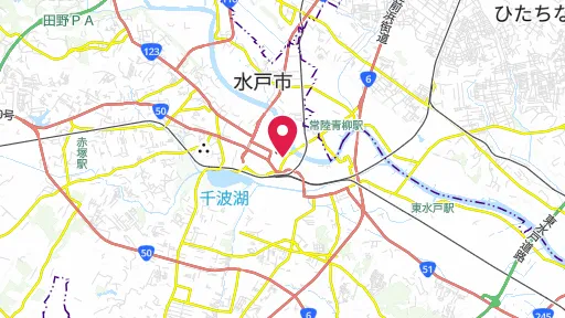 水戸藩校弘道館の位置