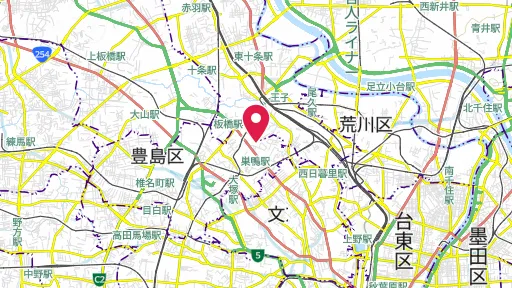 明暦の大火の位置