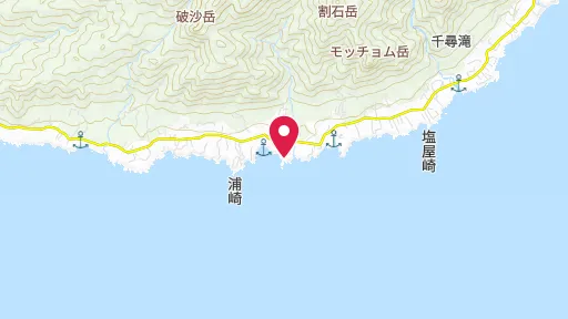 シドッチ上陸記念碑の位置
