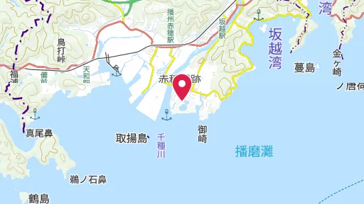 赤穂市立海洋科学館の位置