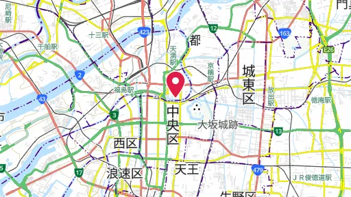 天満青物市場跡の位置