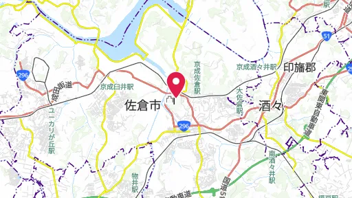 国立歴史民俗博物館の位置