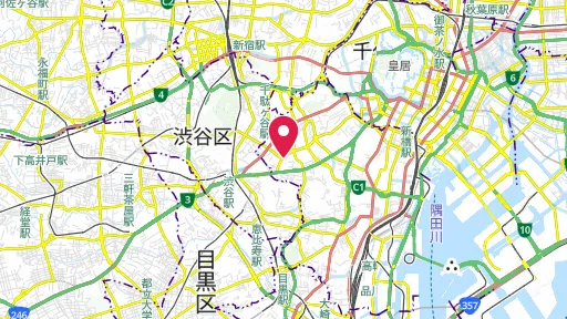 根津美術館の位置