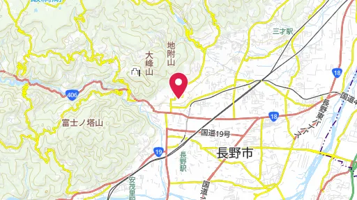 善光寺の位置