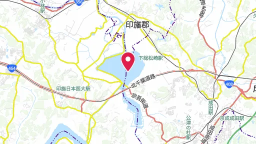 印旛沼の位置