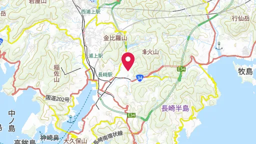 シーボルト記念館の位置