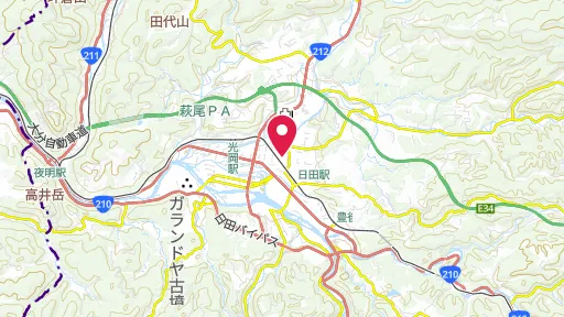 咸宜園の位置