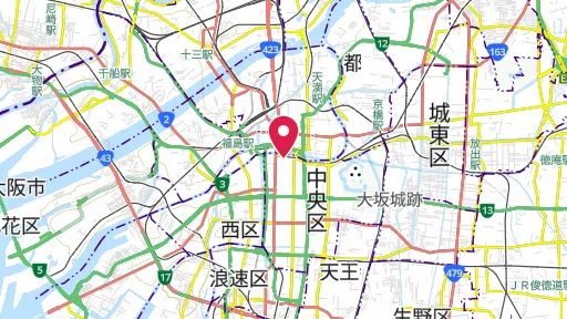 適塾の位置