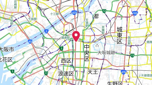 懐徳堂跡の位置