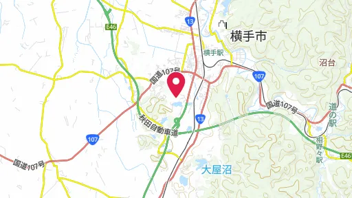 秋田県立近代美術館の位置