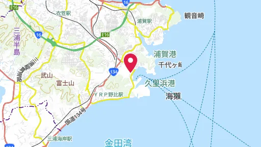 ペリー記念館の位置